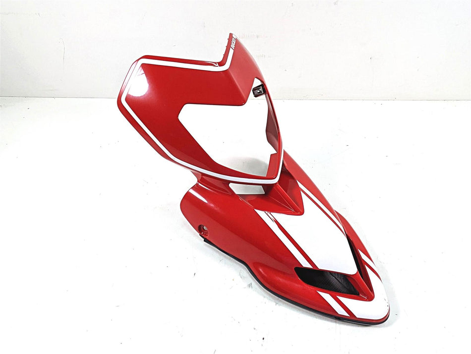 2011 Ducati Hypermotard 1100 Evo SP Front Red Headlight Cover Fairing 48110451A {{ shop.shopifyCountryName }} - Mototech271