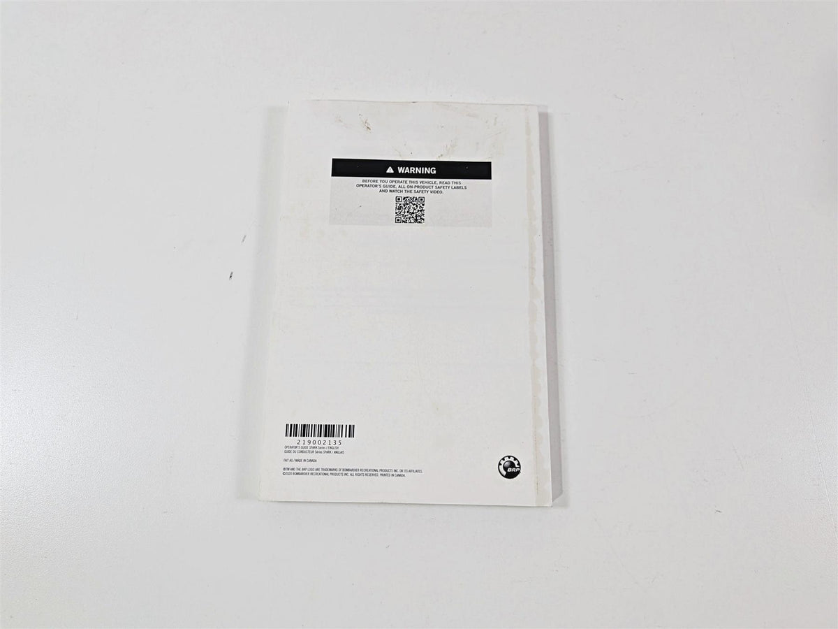 2021 Sea-Doo Spark 900 Trixx Owners Manual Operators Guide 219002135 {{ shop.shopifyCountryName }} - Mototech271