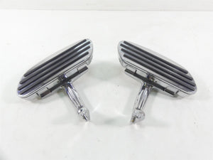 2004 Harley FLHTC SE CVO Electra Glide Rear Chrome Floorboard Set 47373-04