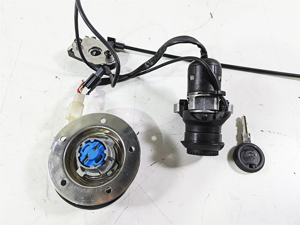 2014 Moto Guzzi California 1400 Touring Ignition Switch Key Speedo 8K B063709 {{ shop.shopifyCountryName }} - Mototech271