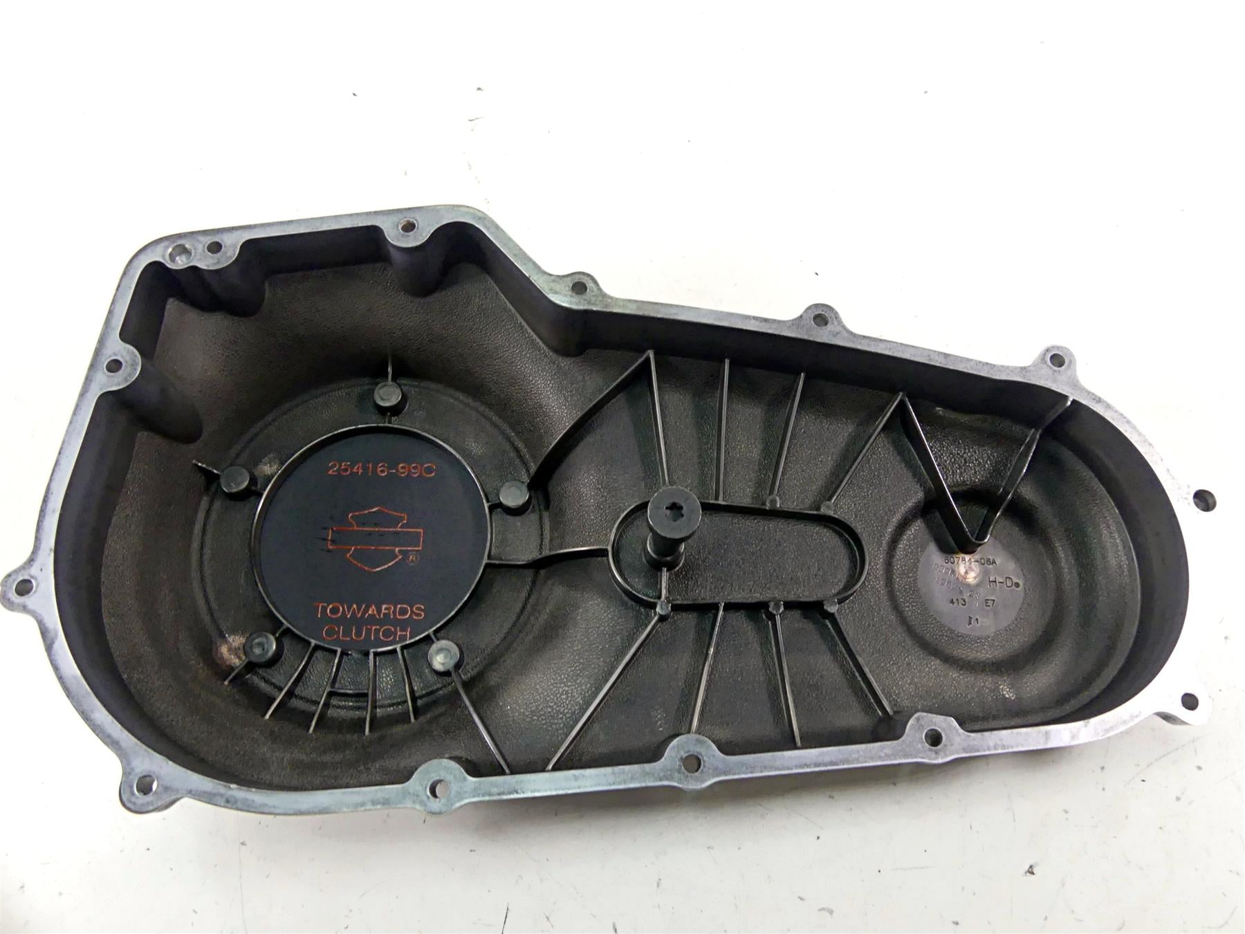 2013 Harley Softail FLSTFB Fat Boy Lo Outer Primary Drive Clutch Cover 60784-06A {{ shop.shopifyCountryName }} - Mototech271