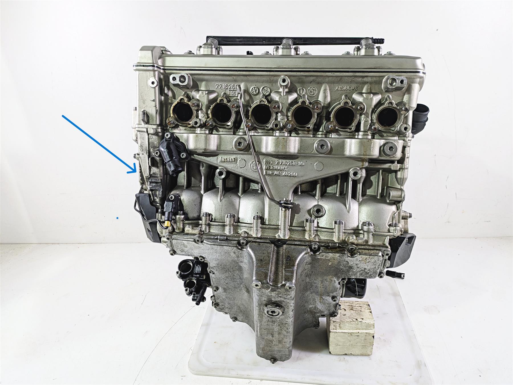 2015 BMW K1600 GT K48 Engine Motor Transmission Compression Tested 11008564612