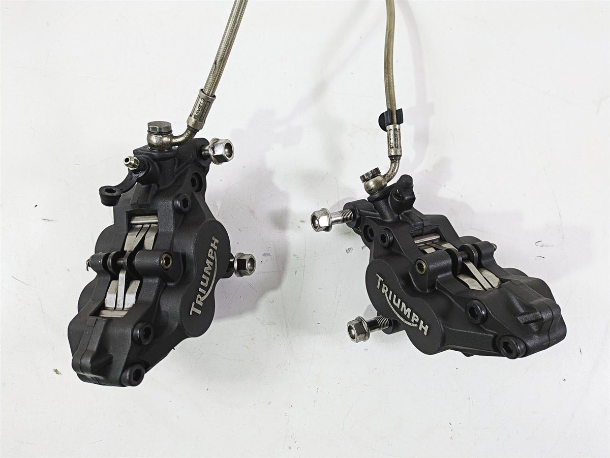 2006 Triumph Rocket 3 Front Brake Caliper Set & Lines T2020837 T2020388 {{ shop.shopifyCountryName }} - Mototech271