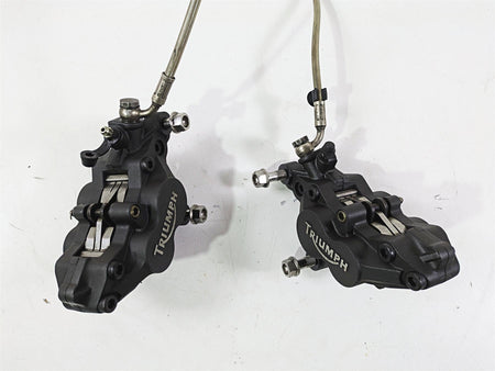2006 Triumph Rocket 3 Front Brake Caliper Set & Lines T2020837 T2020388 {{ shop.shopifyCountryName }} - Mototech271