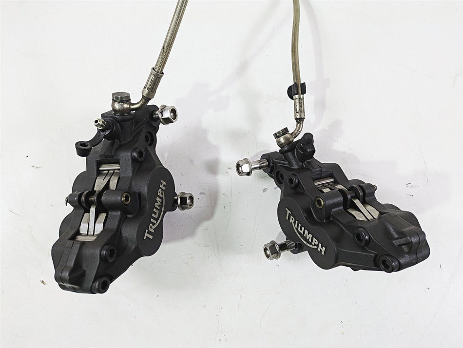 2006 Triumph Rocket 3 Front Brake Caliper Set & Lines T2020837 T2020388 {{ shop.shopifyCountryName }} - Mototech271