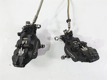Load image into Gallery viewer, 2006 Triumph Rocket 3 Front Brake Caliper Set &amp; Lines T2020837 T2020388 | Mototech271
