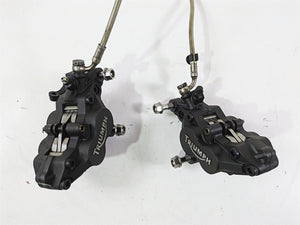 2006 Triumph Rocket 3 Front Brake Caliper Set & Lines T2020837 T2020388 | Mototech271