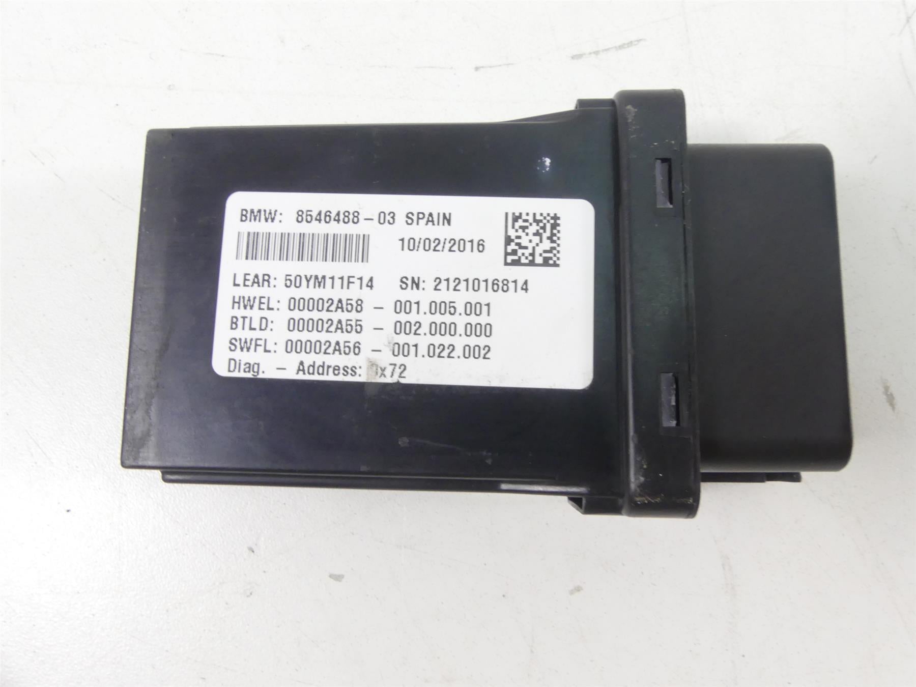 2016 BMW R1200GS K50 General Light Control Module 8546488 {{ shop.shopifyCountryName }} - Mototech271