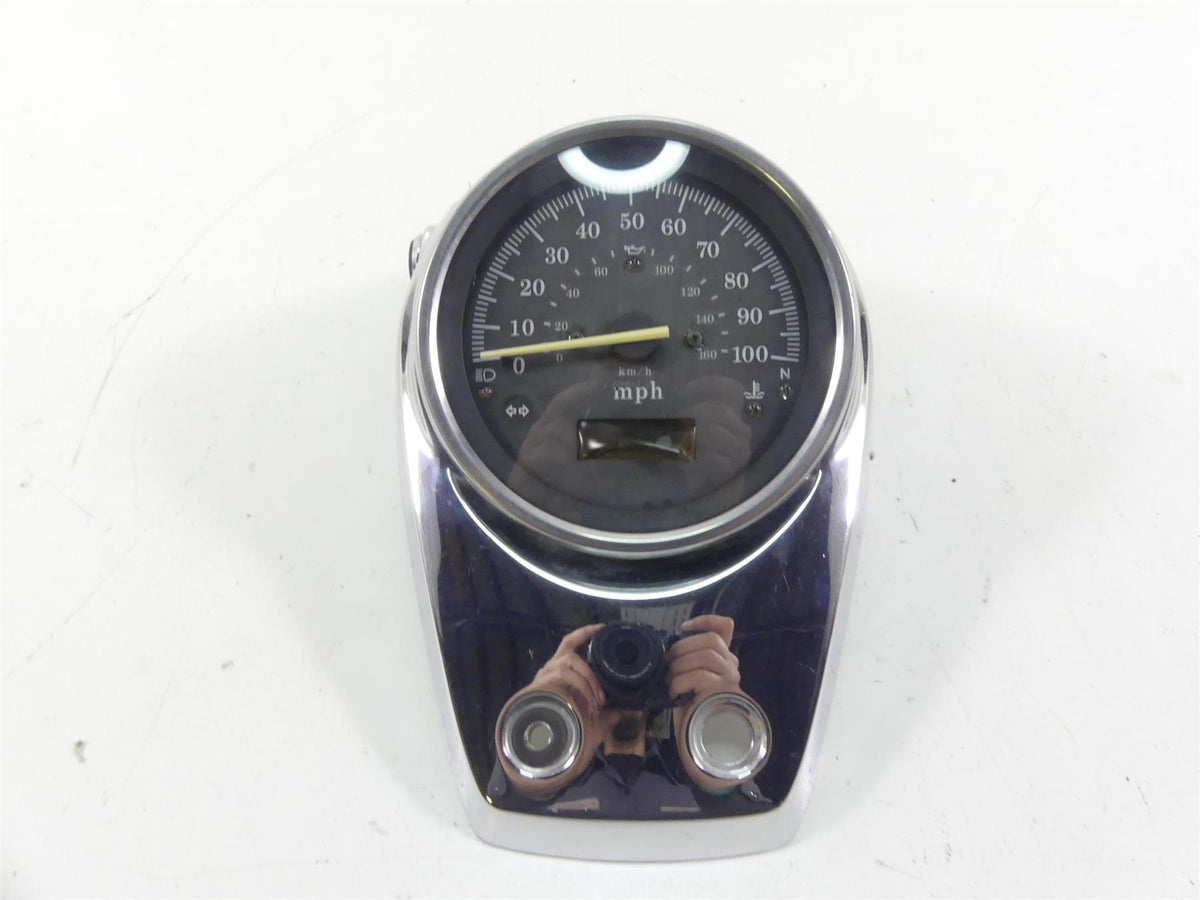 2003 Honda VT750 DC Shadow Spirit Speedometer + Cover 46K - Read 37200-MCR-A01 {{ shop.shopifyCountryName }} - Mototech271