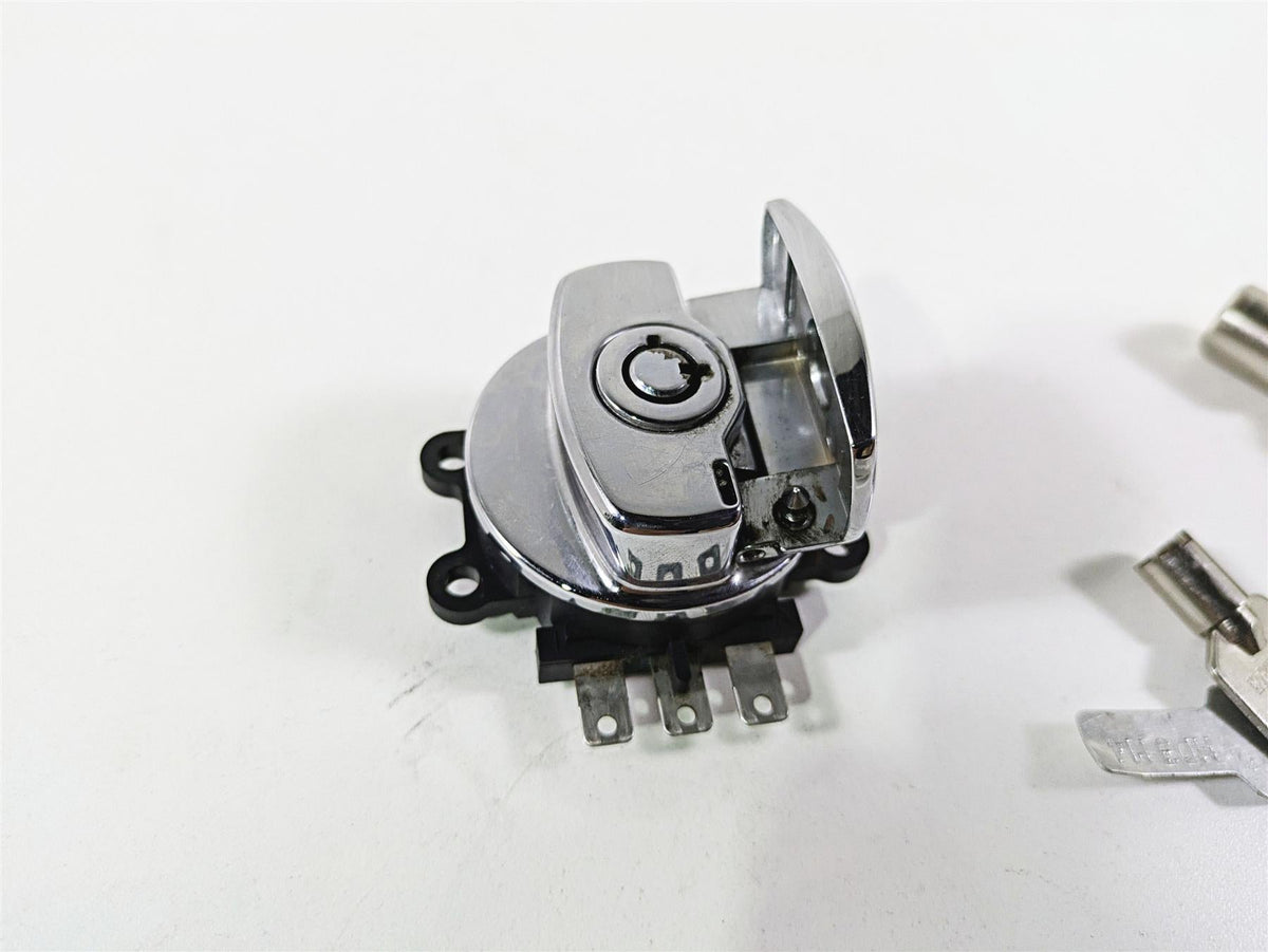 2009 Harley FLSTSB Cross Bones Ignition Switch Key Fork Lock Set 71450-04 {{ shop.shopifyCountryName }} - Mototech271