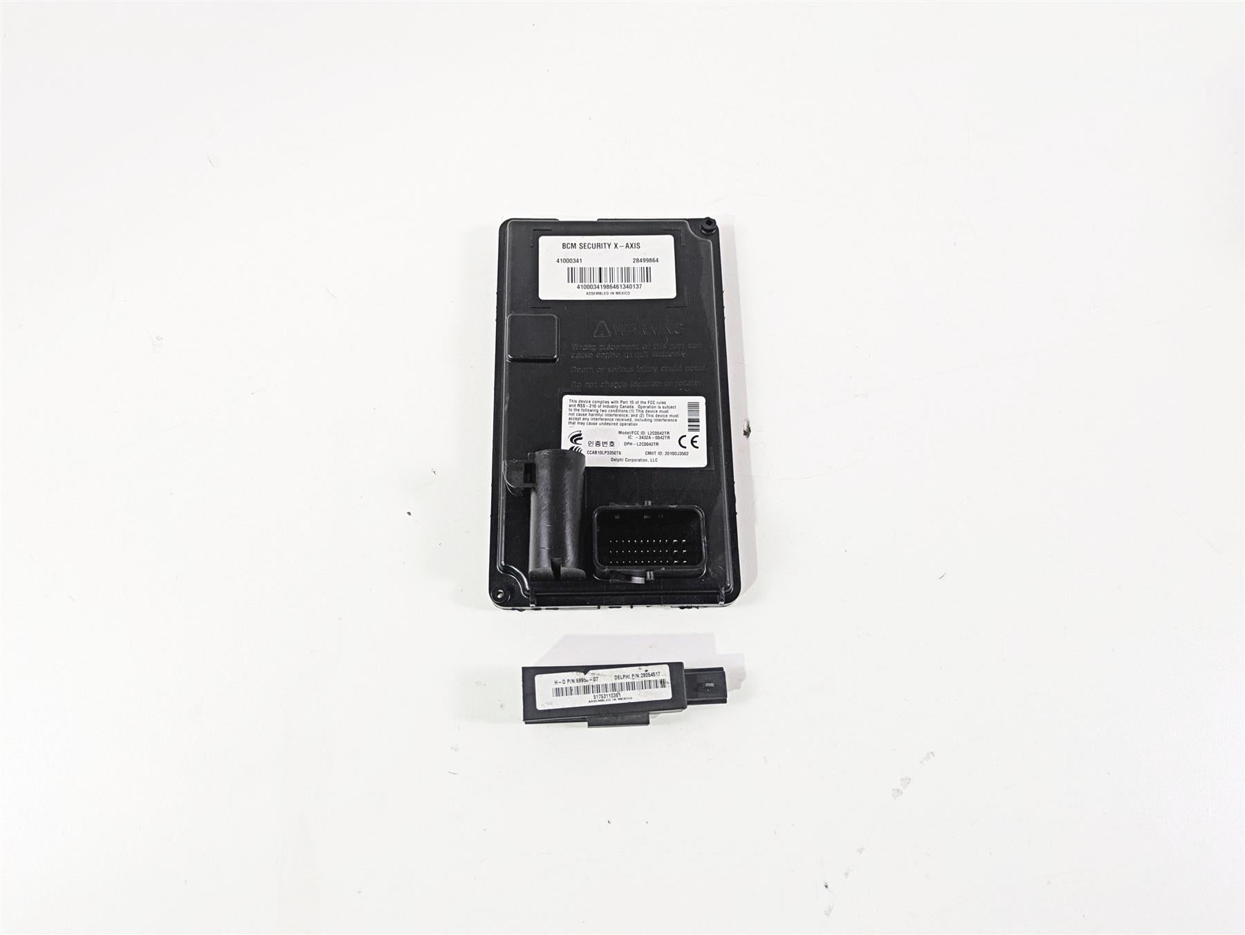 2016 Harley FXDF Dyna Fat Bob X-Axis BCM Security Control Module 41000341