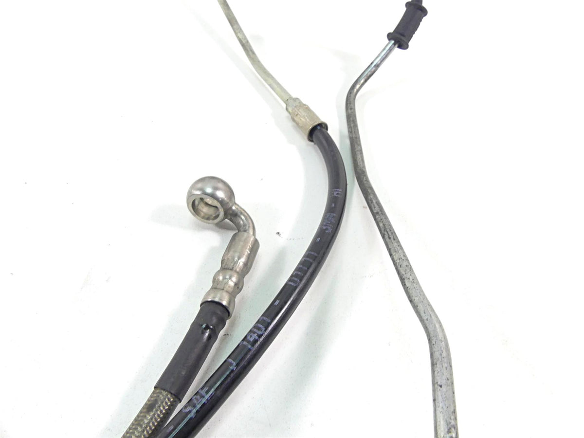2012 Ducati Monster 1100 EVO Front Abs Brake Line Hose Set 61840942A 61841102A {{ shop.shopifyCountryName }} - Mototech271