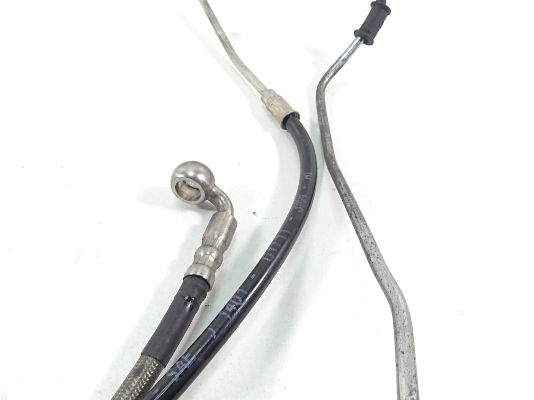 2012 Ducati Monster 1100 EVO Front Abs Brake Line Hose Set 61840942A 61841102A {{ shop.shopifyCountryName }} - Mototech271