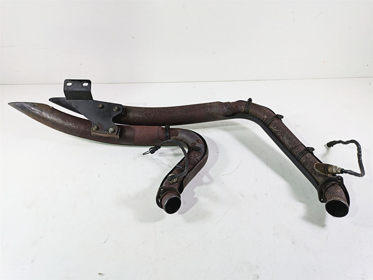 2008 Harley FLSTSB Cross Bones Hooker Header Rebel Slash Cut Exhaust 27907-3HKR {{ shop.shopifyCountryName }} - Mototech271