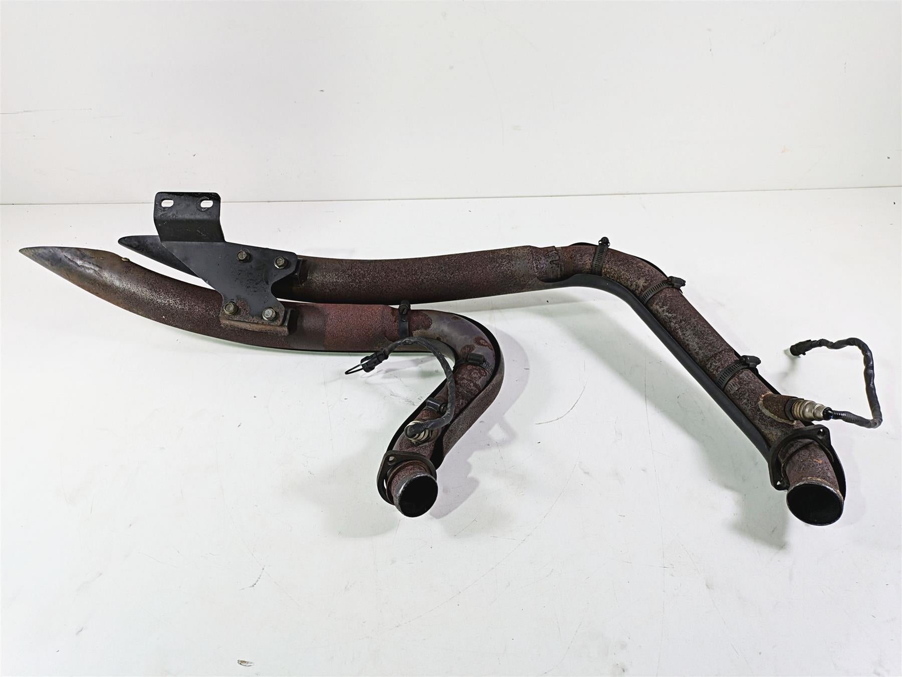 2008 Harley FLSTSB Cross Bones Hooker Header Rebel Slash Cut Exhaust 27907-3HKR {{ shop.shopifyCountryName }} - Mototech271