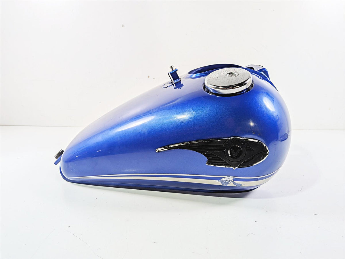 2005 Kawasaki EN500 Vulcan Blue Fuel Gas Petrol Tank - Clean Inside 51083-5314 {{ shop.shopifyCountryName }} - Mototech271