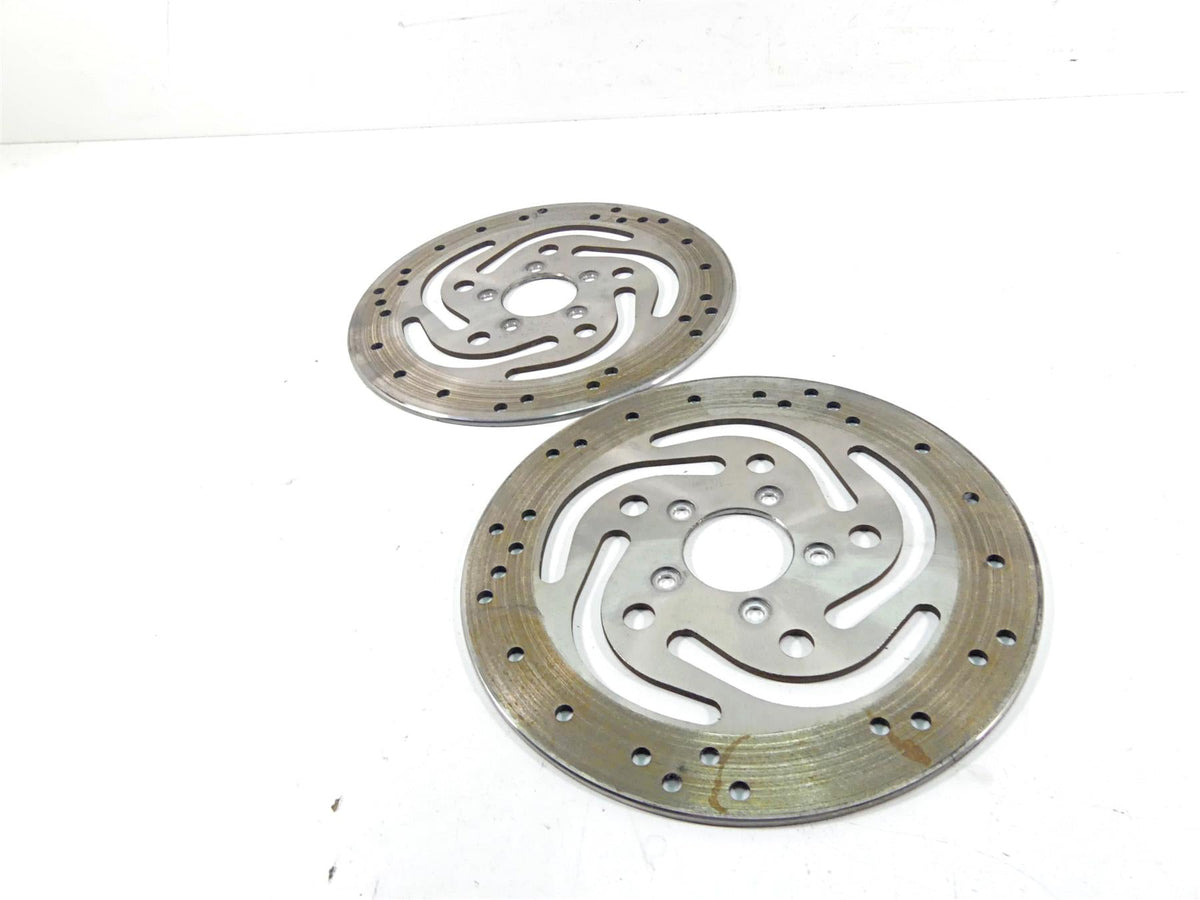 2004 Harley Touring FLHTCUI Electra Glide Front Brake Rotor Disc Set 44156-00 {{ shop.shopifyCountryName }} - Mototech271
