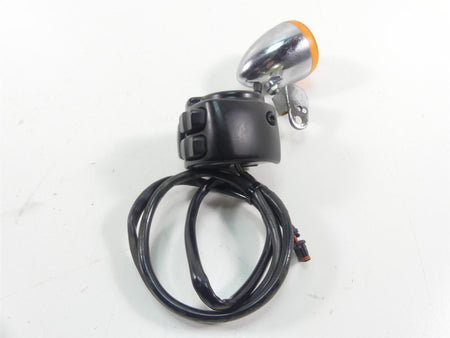 2014 Harley FXDF Dyna Fat Bob Left Control Switch + Turn Signal Blinker 72945-12 {{ shop.shopifyCountryName }} - Mototech271