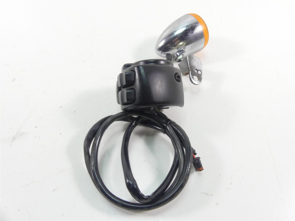2014 Harley FXDF Dyna Fat Bob Left Control Switch + Turn Signal Blinker 72945-12 {{ shop.shopifyCountryName }} - Mototech271
