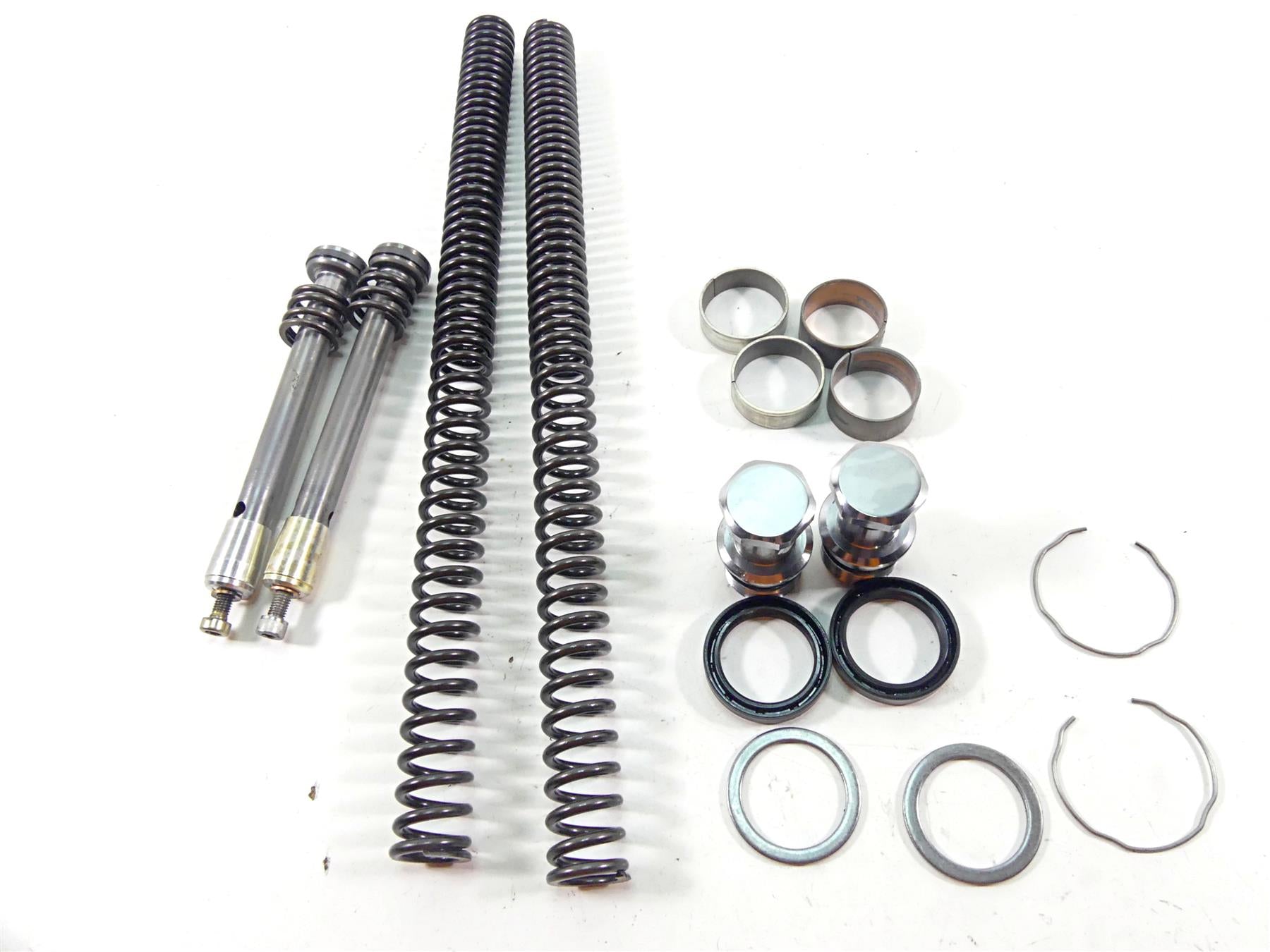 2007 Harley Touring FLHRSE CVO Road King Front Fork Internals Springs ...