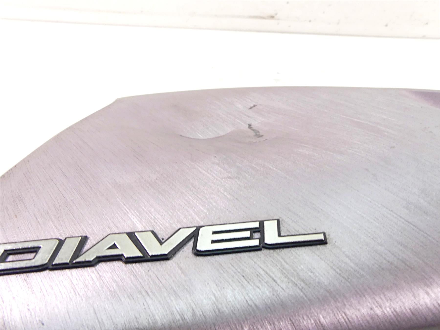 2013 Ducati Diavel Red Left Air Duct Scoop Cover Fairing Panel -Dent 48014973A {{ shop.shopifyCountryName }} - Mototech271