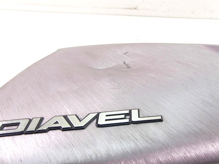 2013 Ducati Diavel Red Left Air Duct Scoop Cover Fairing Panel -Dent 48014973A {{ shop.shopifyCountryName }} - Mototech271