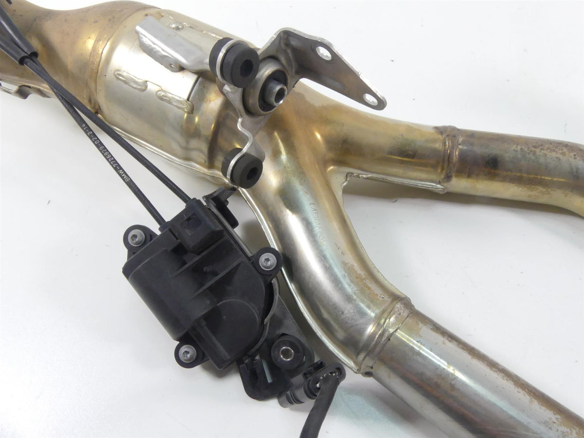 2014 BMW R1200GS K50 Oem Exhaust Header Manifold Pipe + Servo Valve 18518530579 {{ shop.shopifyCountryName }} - Mototech271