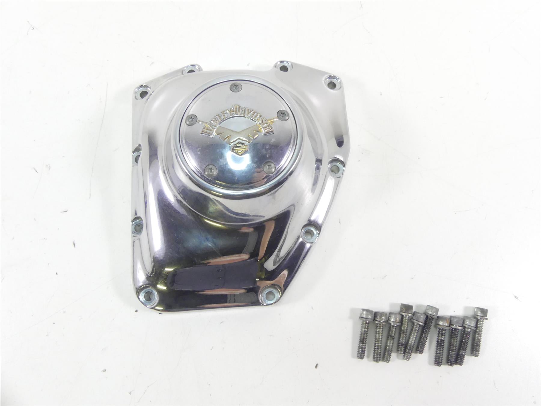 2002 Harley Touring FLHRCI Road King Chrome Camshaft Cam Shaft Cover 25362-01 {{ shop.shopifyCountryName }} - Mototech271