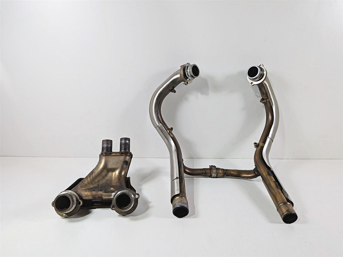 2009 Yamaha VMX17 V-Max 1700 Exhaust Header Pipe Set 2S3-14602-01 2S3-14650-01-Mototech271