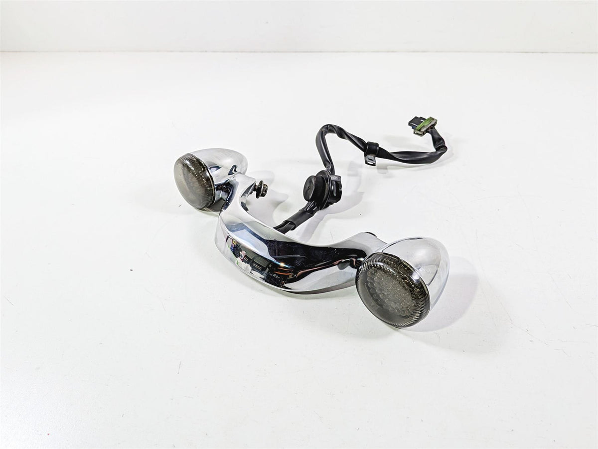 2016 Harley Touring FLHX Street Glide Rear Chrome Led Turn Signal Bar 68629-05 {{ shop.shopifyCountryName }} - Mototech271