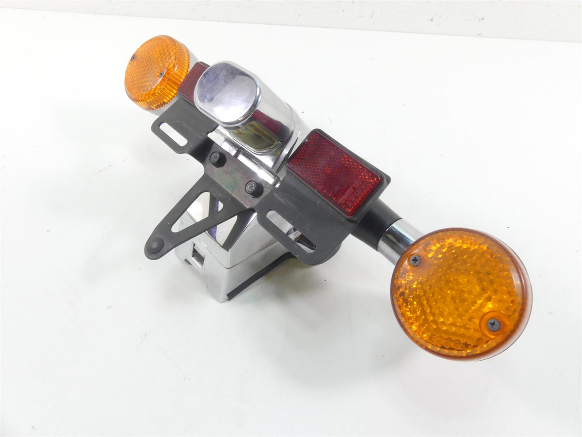 1998 Honda Shadow VT1100T Rear Blinker Turn Signal + Plate Holder 80121-MZ0-700 {{ shop.shopifyCountryName }} - Mototech271