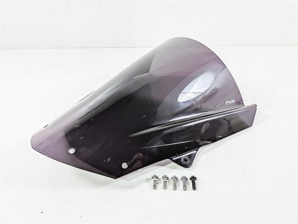 2021 Kawasaki ZX6R ZX636 Ninja Puig Smoked Windshield Wind Screen 1651847-Mototech271