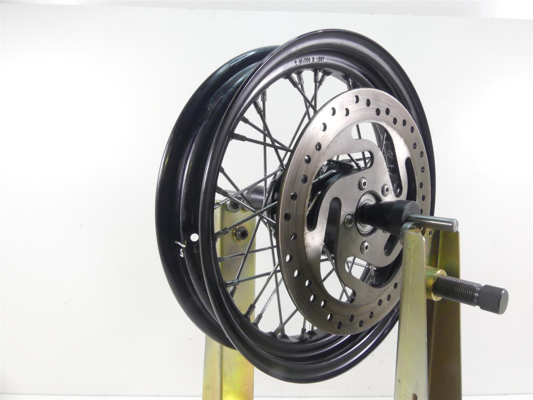 2017 Harley FLS Softail Slim Straight Front Spoke Wheel Rim 16x3 55107-12 {{ shop.shopifyCountryName }} - Mototech271