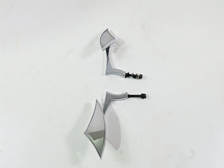 2002 Big Dog Pitbull Custom Chrome Rear View Mirror Set Left & Right {{ shop.shopifyCountryName }} - Mototech271