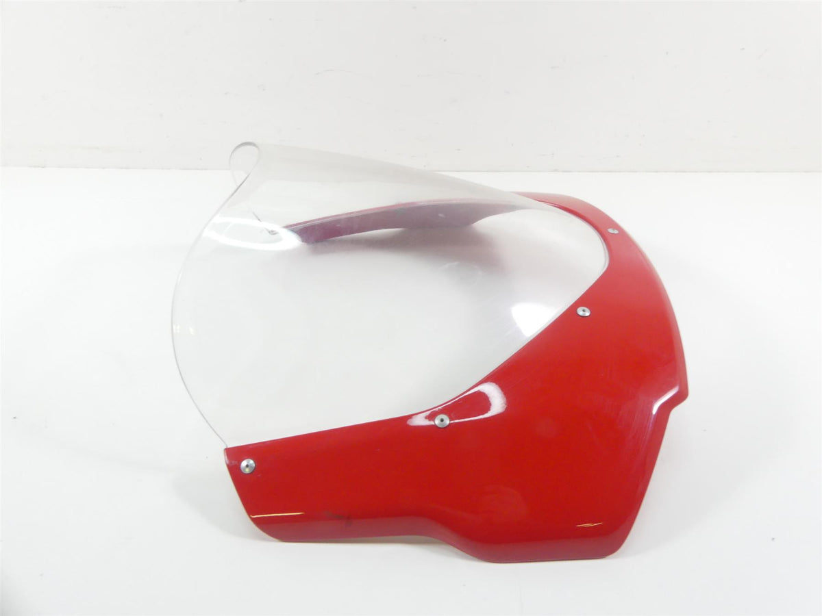 2005 Ducati Multistrada 1000S Red Windshield & Nose Fairing Cover 48110281A {{ shop.shopifyCountryName }} - Mototech271