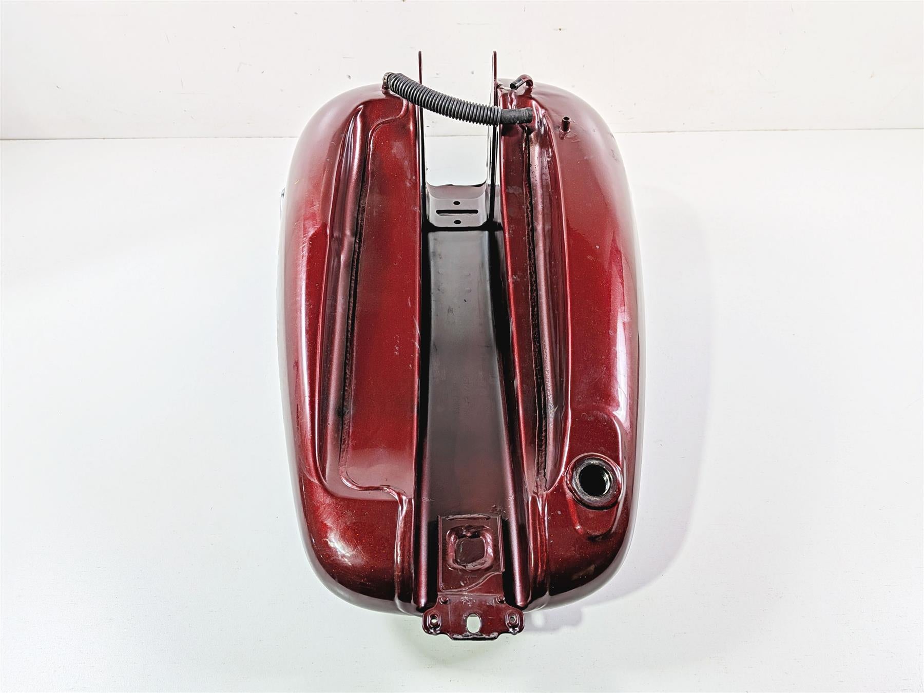 2009 Harley FXCWC Softail Rocker Fuel Gas Petrol Tank Crimson Red -Dent 62105-08 {{ shop.shopifyCountryName }} - Mototech271