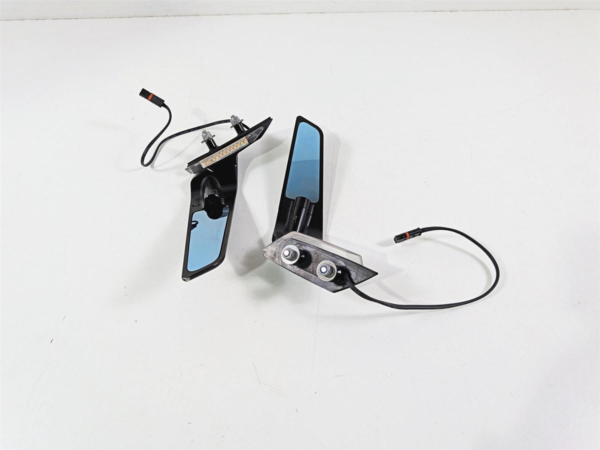 2022 BMW S1000RR K67 Left Right Adjustable Wing Stealth Mirror Turn Signal Set-Mototech271