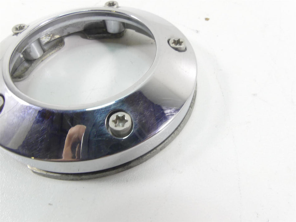 1999 Harley Dyna FXDS Convertible Fuel Gas Tank Chrome Ring Trim Cover 61400-94 {{ shop.shopifyCountryName }} - Mototech271
