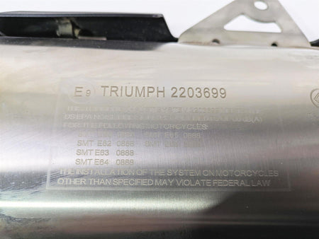 2024 Triumph Tiger 900 GT Stock Exhaust Pipe Muffler Silencer T2203699 {{ shop.shopifyCountryName }} - Mototech271