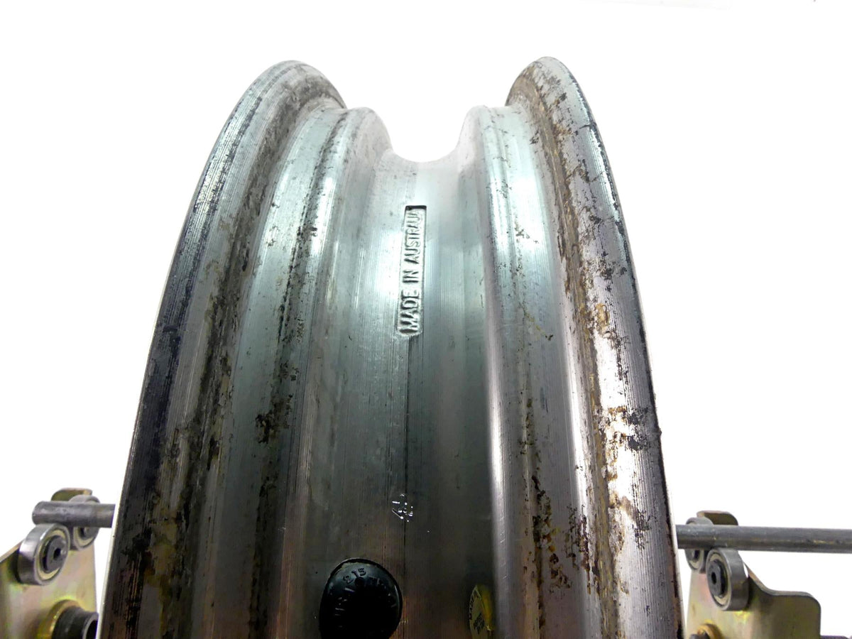 2003 Harley Touring FLHTCI E-Glide 100TH 16x3 9 Spoke Front Wheel Rim 43345-00 {{ shop.shopifyCountryName }} - Mototech271
