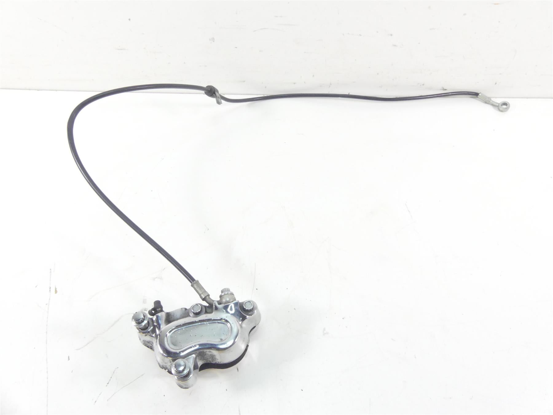 2009 Harley FXDL Dyna Low Rider Front Chrome Pitted Brake Caliper 44046-08 {{ shop.shopifyCountryName }} - Mototech271