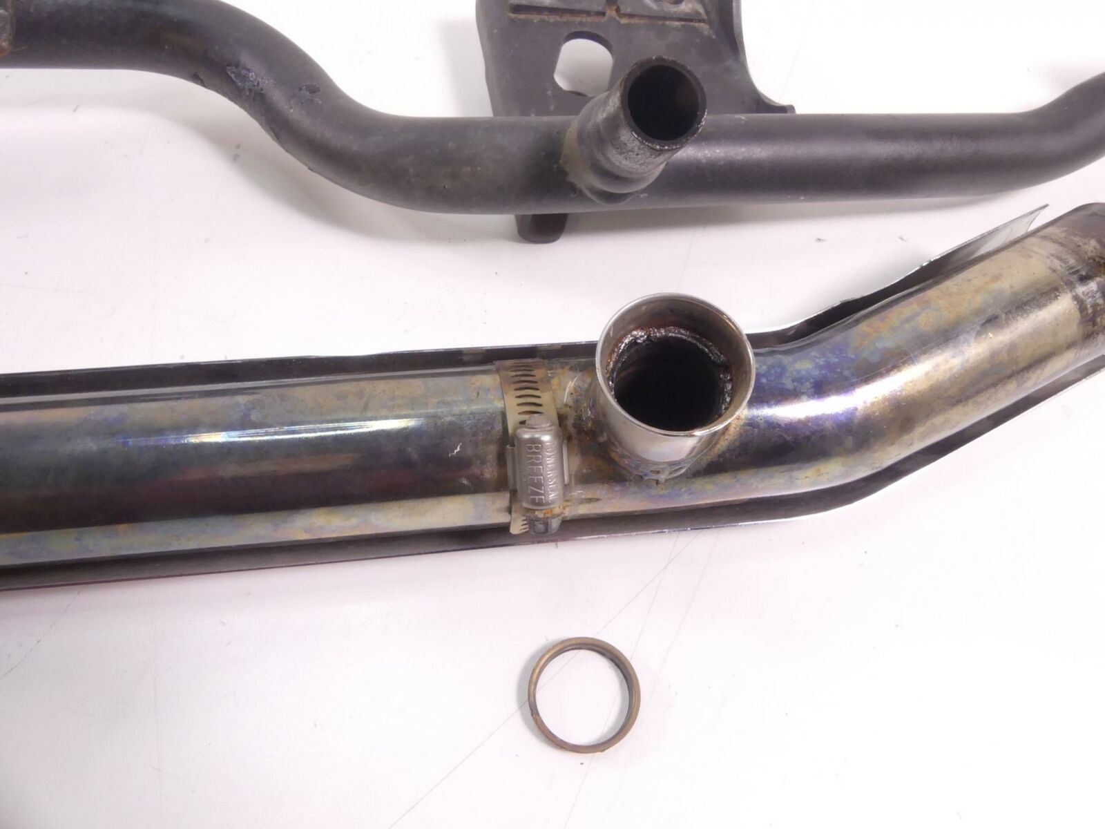 2009 Harley FXCW Softail Rocker Exhaust Pipe Headers Manifold Set +Mount 66795-0 {{ shop.shopifyCountryName }} - Mototech271