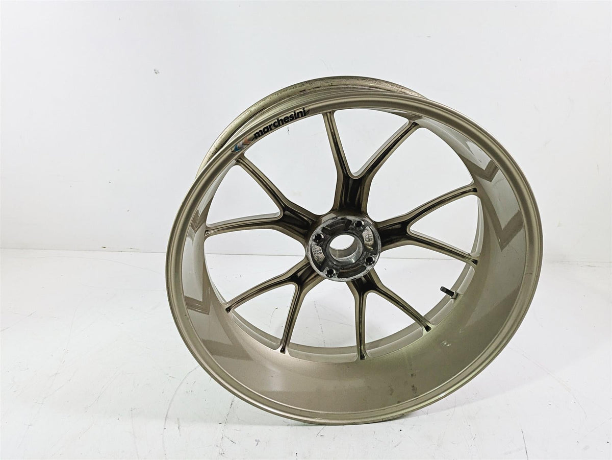 2009 Ducati Monster 1100 S Rear Wheel Rim Marchesini Gold 17x5.5 50211331AG {{ shop.shopifyCountryName }} - Mototech271