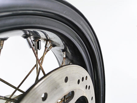 2008 Harley FLSTSB Cross Bones Straight 17x6 Rear Wheel Spoke Rim 44936-08 {{ shop.shopifyCountryName }} - Mototech271