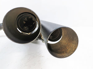 2009 Harley FXDF Dyna Fat Bob True Dual Straight Shot Exhaust System & Baffles | Mototech271