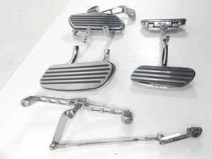 2005 Harley Touring CVO FLHTC SE Electra Glide  Chrome Floorboard Set 34532-00B