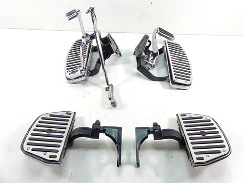 2002 Harley FLSTCI Softail Heritage Front Rear Chrome Floor Board Set 33048-72 | Mototech271