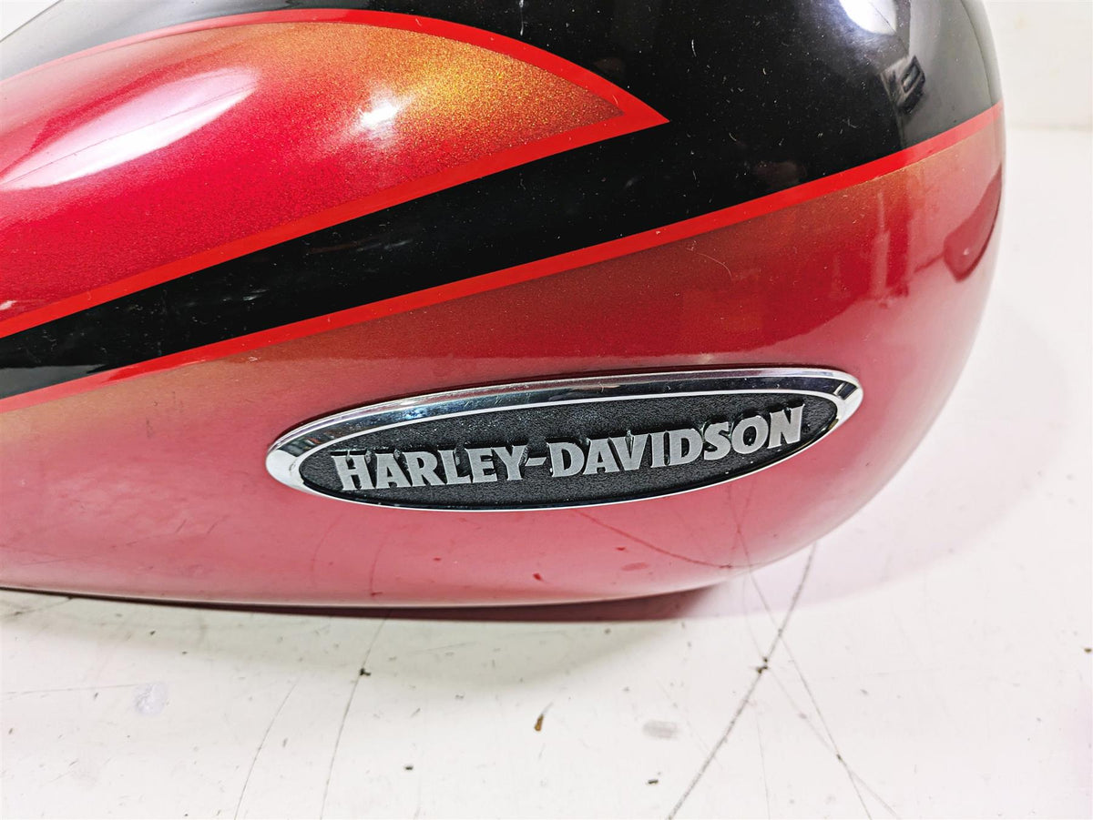 2007 Harley Touring FLHTCU SE CVO E-Glide Fuel Gas Tank Cherry Black Ice 61356-03 {{ shop.shopifyCountryName }} - Mototech271