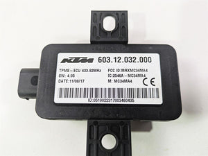 2018 KTM 1290 Super Duke R Tire Pressure Sensor & Module 61412033000 60312032000