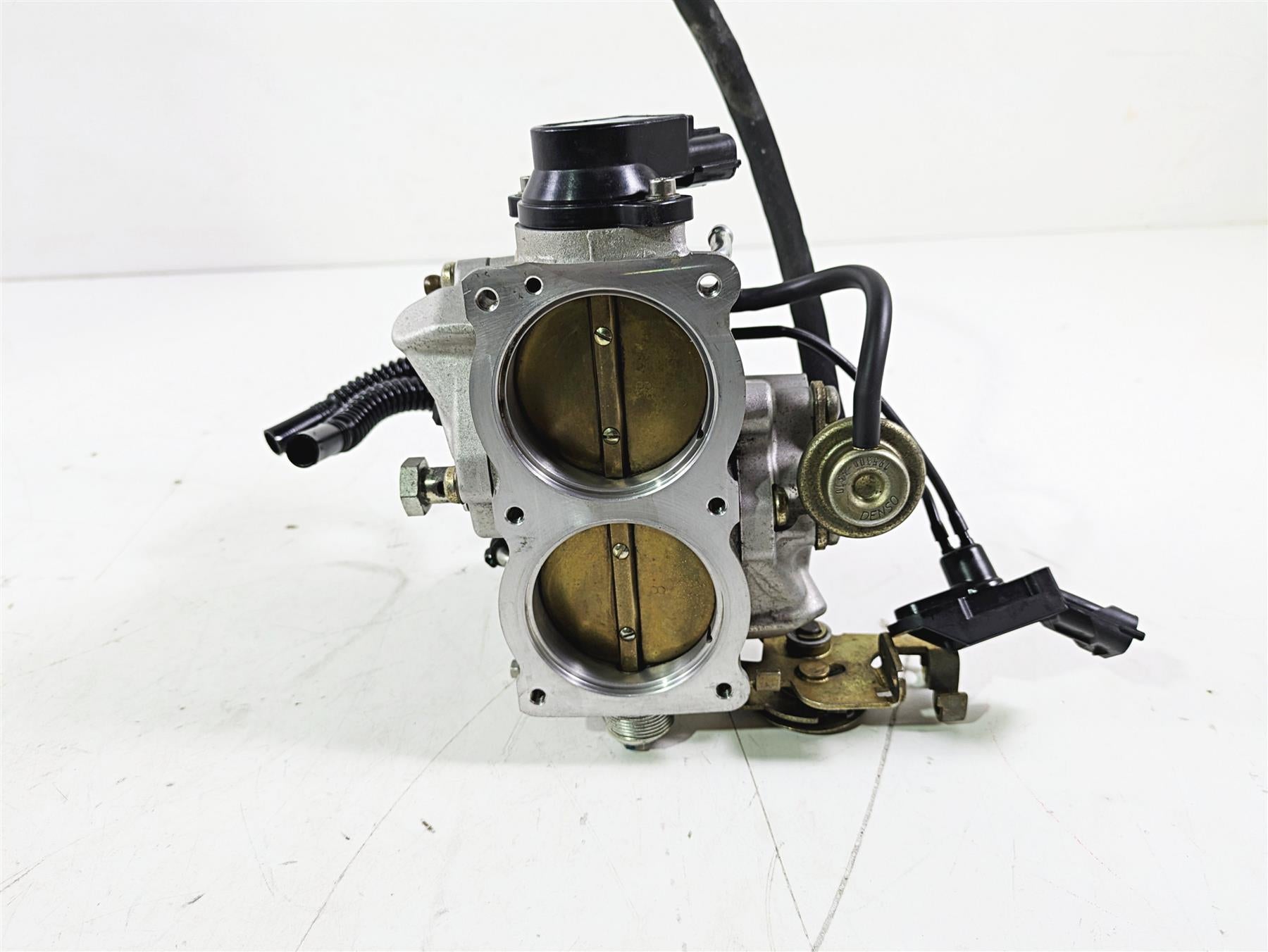 2008 Aprilia RSVR 1000 Factory Throttle Bodies Body Set AP0296970 {{ shop.shopifyCountryName }} - Mototech271